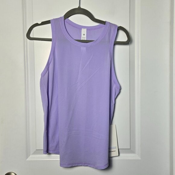 NWT Lululemon High Neck Run and Train Tank - 8 Lilac - Picture 1 of 8